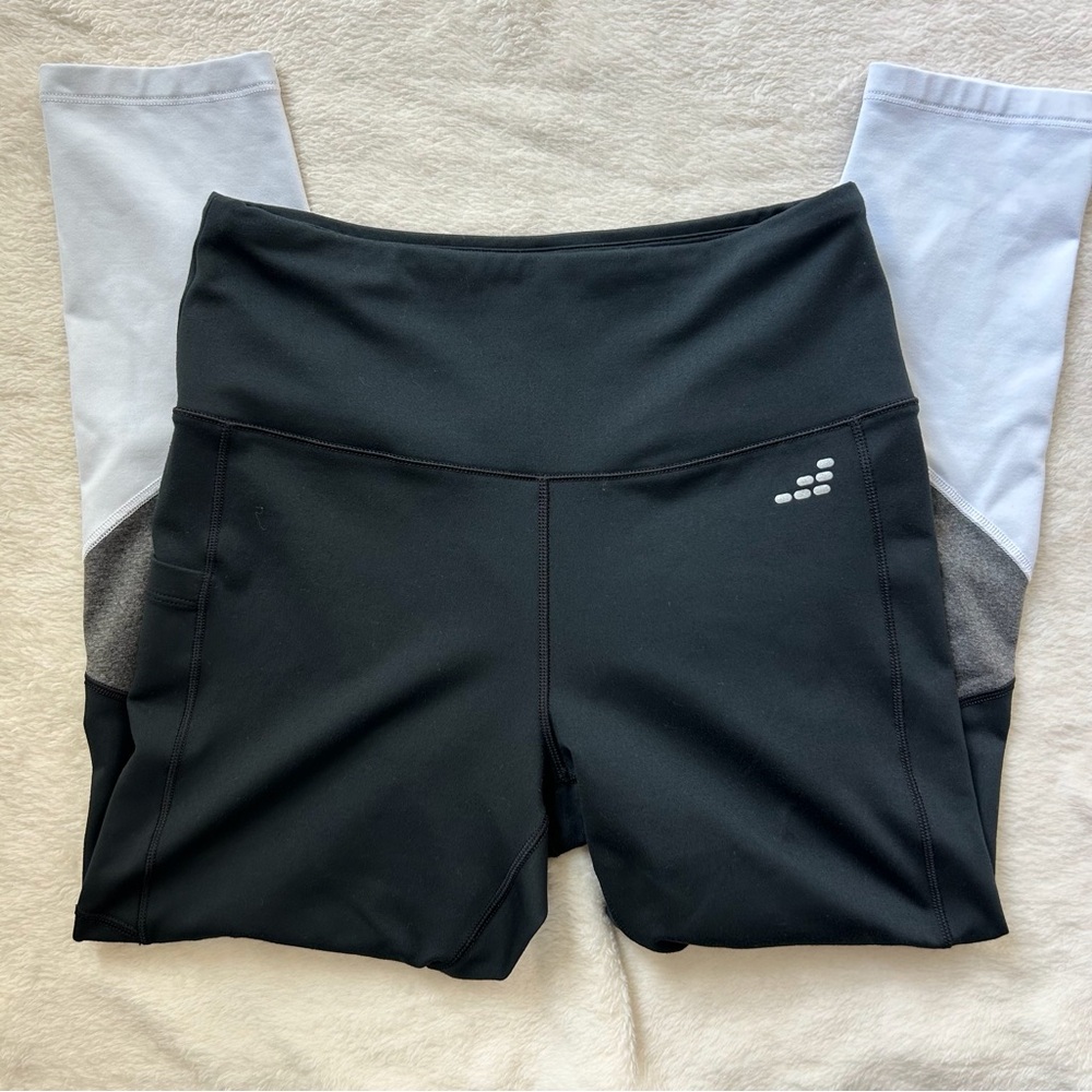 BCG Black and Gray Leggings with High-Waisted Design